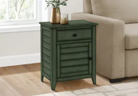 Verdant Elegance Transitional Nightstand