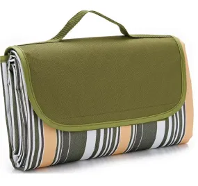 Waterproof Picnic Blanket Tote, 80X60 Inches Handy Mat Machine Washable Extra Large Compact Outdoor Foldable lightweight Camping Blanket Portable Sand Proof Mat Chic Style 1 Year Warranty