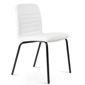 White Chair with Black Legs Isa